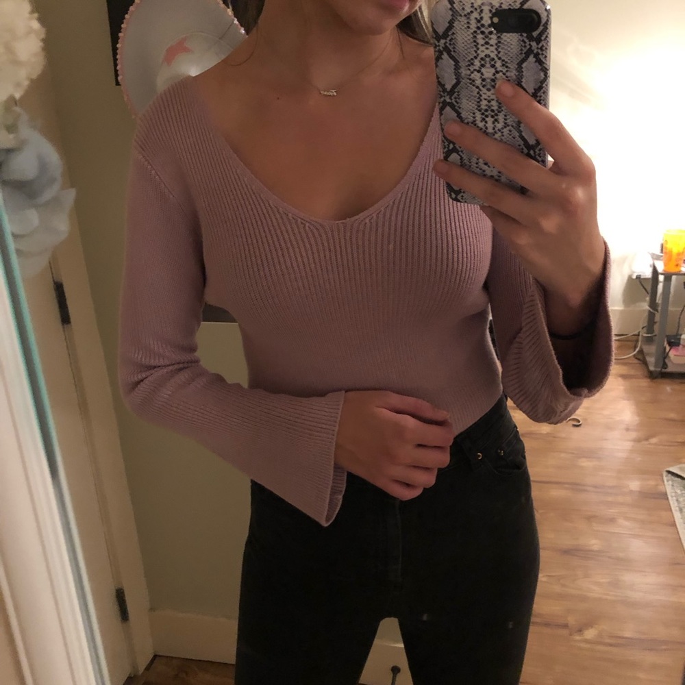 Crop sweater
